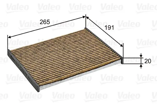 Filter, Innenraumluft VALEO 701028