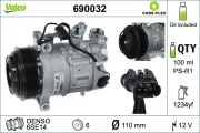 Kompressor, Klimaanlage 12 V VALEO 690032