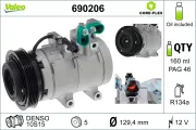 Kompressor, Klimaanlage 12 V VALEO 690206