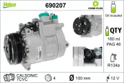 Kompressor, Klimaanlage 12 V VALEO 690207