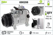 Kompressor, Klimaanlage 12 V VALEO 690208