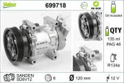 Kompressor, Klimaanlage 12 V VALEO 699718