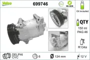 Kompressor, Klimaanlage 12 V VALEO 699746