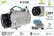 Kompressor, Klimaanlage 12 V VALEO 813139