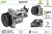 Kompressor, Klimaanlage 12 V VALEO 813177