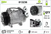 Kompressor, Klimaanlage 12 V VALEO 813236