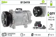Kompressor, Klimaanlage 12 V VALEO 813419