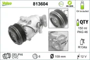 Kompressor, Klimaanlage 12 V VALEO 813604