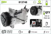 Kompressor, Klimaanlage 12 V VALEO 813748