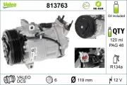 Kompressor, Klimaanlage 12 V VALEO 813763