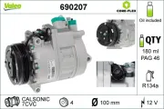 Kompressor, Klimaanlage 12 V VALEO 690207