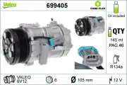 Kompressor, Klimaanlage 12 V VALEO 699405