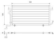 Kondensator, Klimaanlage VALEO 812715