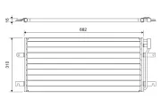 Kondensator, Klimaanlage VALEO 814029