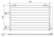 Kondensator, Klimaanlage VALEO 814046