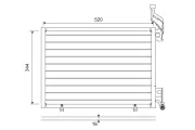 Kondensator, Klimaanlage VALEO 814075