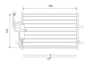 Kondensator, Klimaanlage VALEO 814265