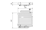 Kondensator, Klimaanlage VALEO 814288