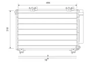 Kondensator, Klimaanlage VALEO 814309
