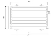 Kondensator, Klimaanlage VALEO 814363