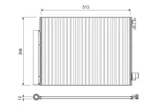 Kondensator, Klimaanlage VALEO 814373