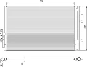 Kondensator, Klimaanlage VALEO 814386