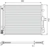 Kondensator, Klimaanlage VALEO 814402
