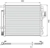 Kondensator, Klimaanlage VALEO 814404