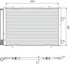 Kondensator, Klimaanlage VALEO 814406