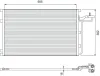 Kondensator, Klimaanlage VALEO 814416