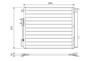 Kondensator, Klimaanlage VALEO 814459