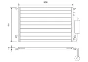 Kondensator, Klimaanlage VALEO 817648