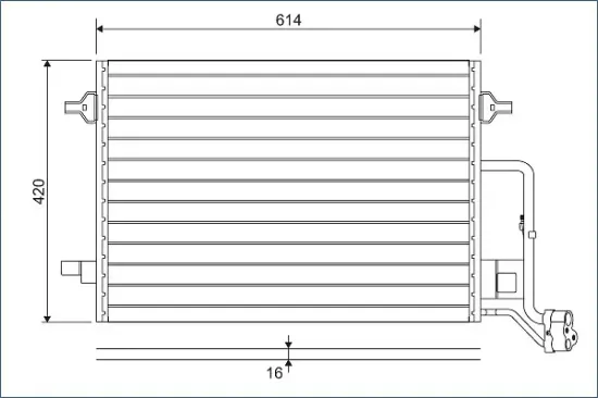 Kondensator, Klimaanlage VALEO 817679 Bild Kondensator, Klimaanlage VALEO 817679