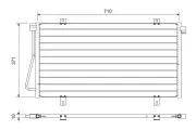 Kondensator, Klimaanlage VALEO 817742