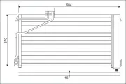 Kondensator, Klimaanlage VALEO 817848