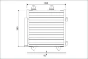 Kondensator, Klimaanlage VALEO 822577