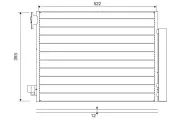 Kondensator, Klimaanlage VALEO 822636