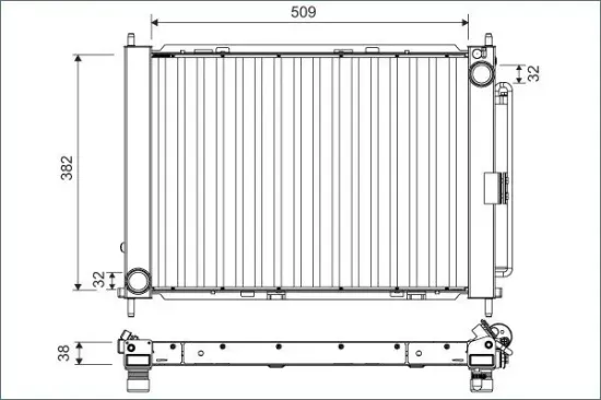 Kühlmodul VALEO 822671 Bild Kühlmodul VALEO 822671