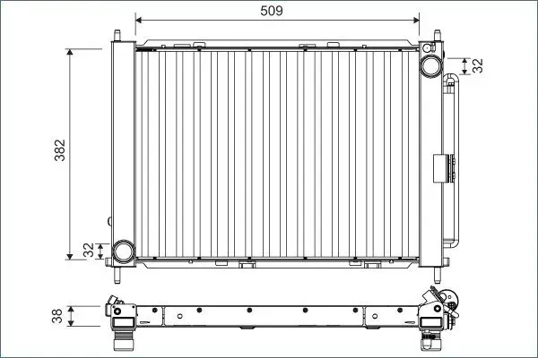 Kühlmodul VALEO 822675