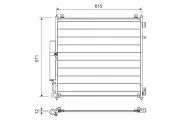 Kondensator, Klimaanlage VALEO 822721