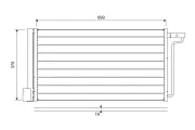 Kondensator, Klimaanlage VALEO 822727