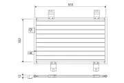 Kondensator, Klimaanlage VALEO 822743