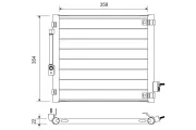 Kondensator, Klimaanlage VALEO 822759