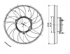 L&uuml;fter, Motork&uuml;hlung 12 V VALEO 696083