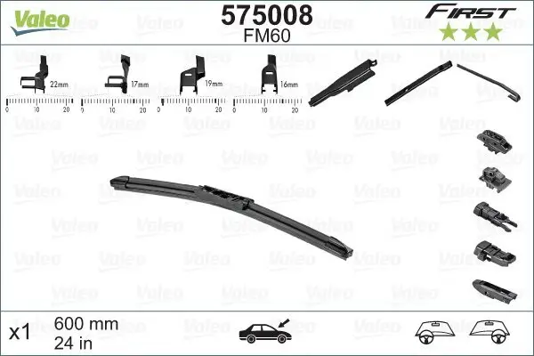 Wischblatt VALEO 575008