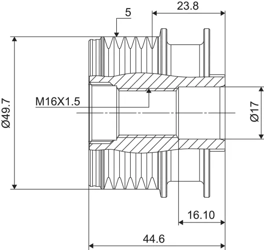 Generatorfreilauf VALEO 588085 Bild Generatorfreilauf VALEO 588085