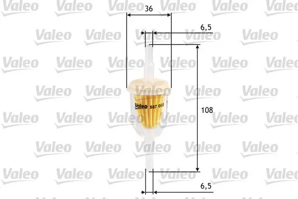 Kraftstofffilter VALEO 587000