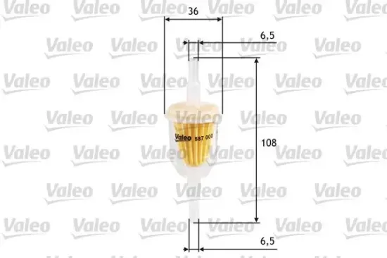 Kraftstofffilter VALEO 587000 Bild Kraftstofffilter VALEO 587000