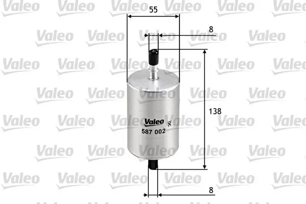 Kraftstofffilter VALEO 587002