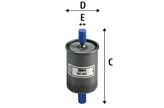 Kraftstofffilter VALEO 587003 Bild Kraftstofffilter VALEO 587003